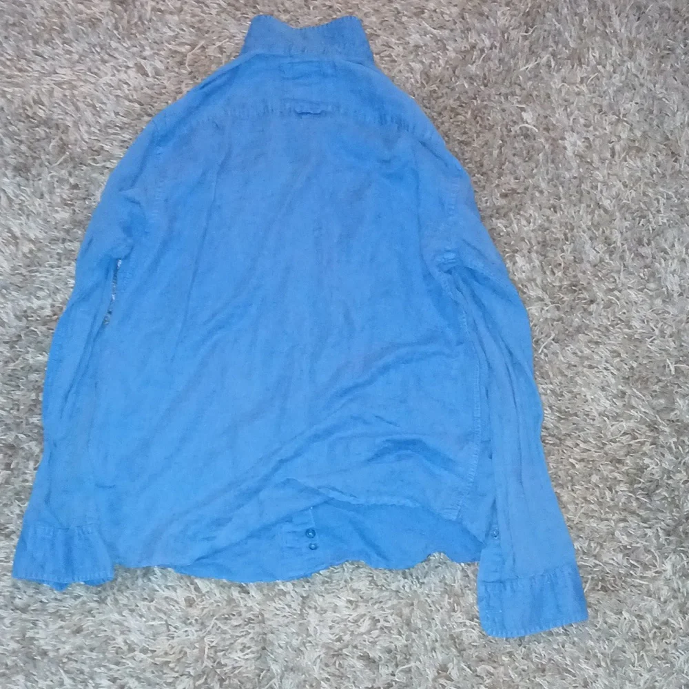 Blue Button-Up Shirt - Picture 4 of 6